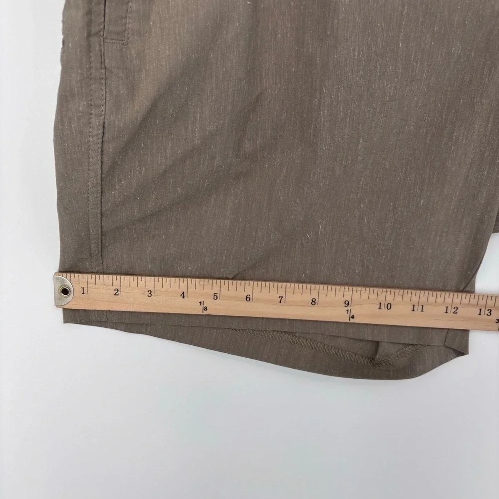 KUHL Getaway Shorts Mens XL Brown Drawstring Hiking Outdoor Active Athletic